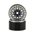 SSD RC #SSD00544 SSD RC Mesh 1.9" Beadlock Crawler Wheels (Grey) (2)