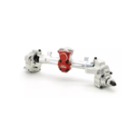 Treal #X003DWBRYB TREAL Aluminum Front Portal Axle Kit for Axial SCX24 (Silver)