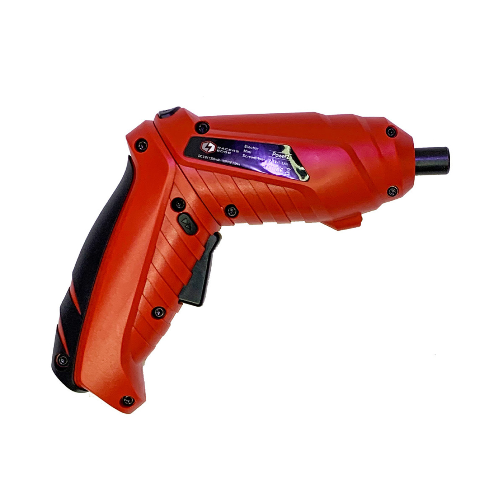 Racers Edge #RCE7200  Racers Edge Electric Mini Screwdriver w/TiN Coated 4 Piece Metric Hex Bit Set