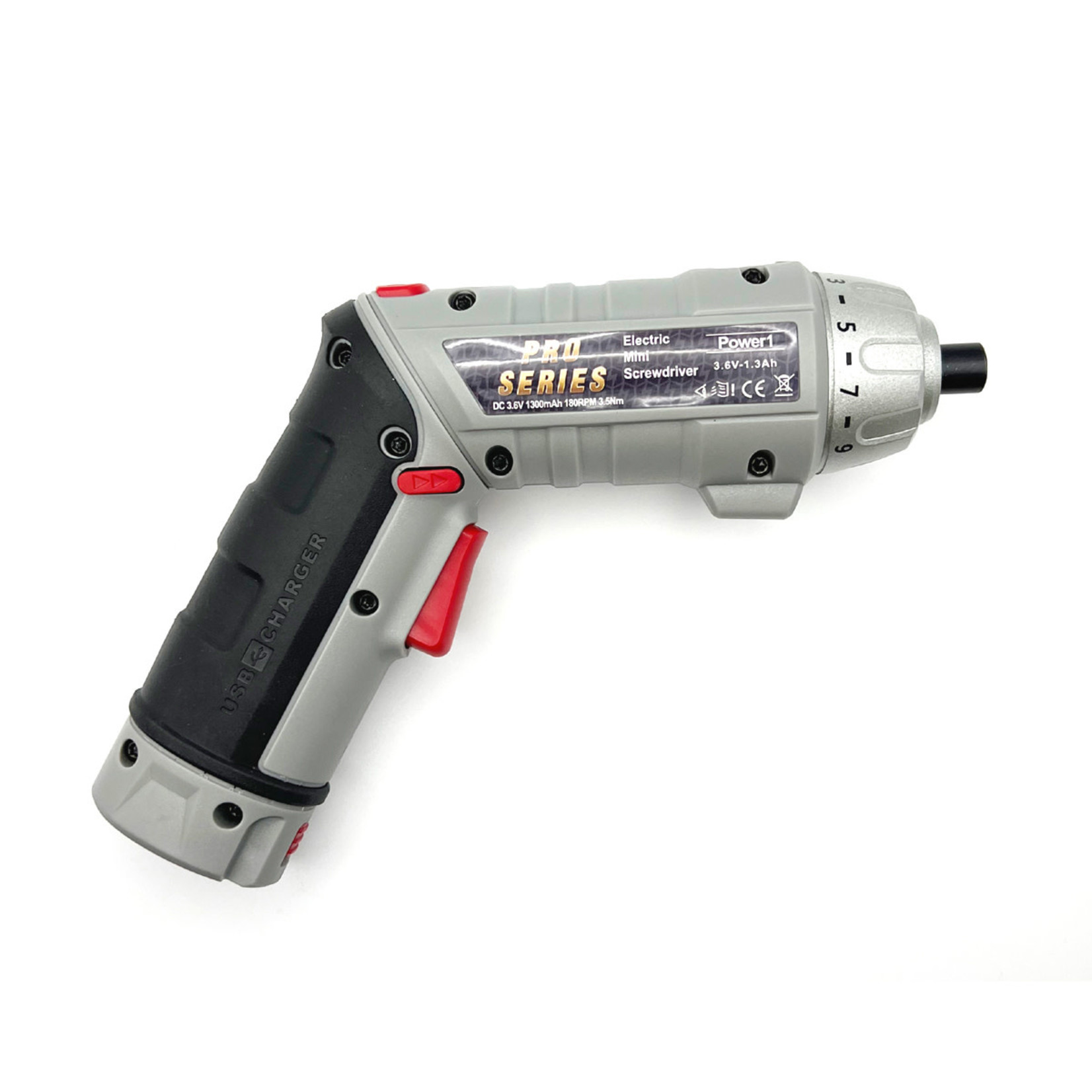 Racers Edge Racers Edge Cordless Drill with Clutch & Metric Tip Set (1.5/2.0/2.5/3mm) #RCEPRO7030