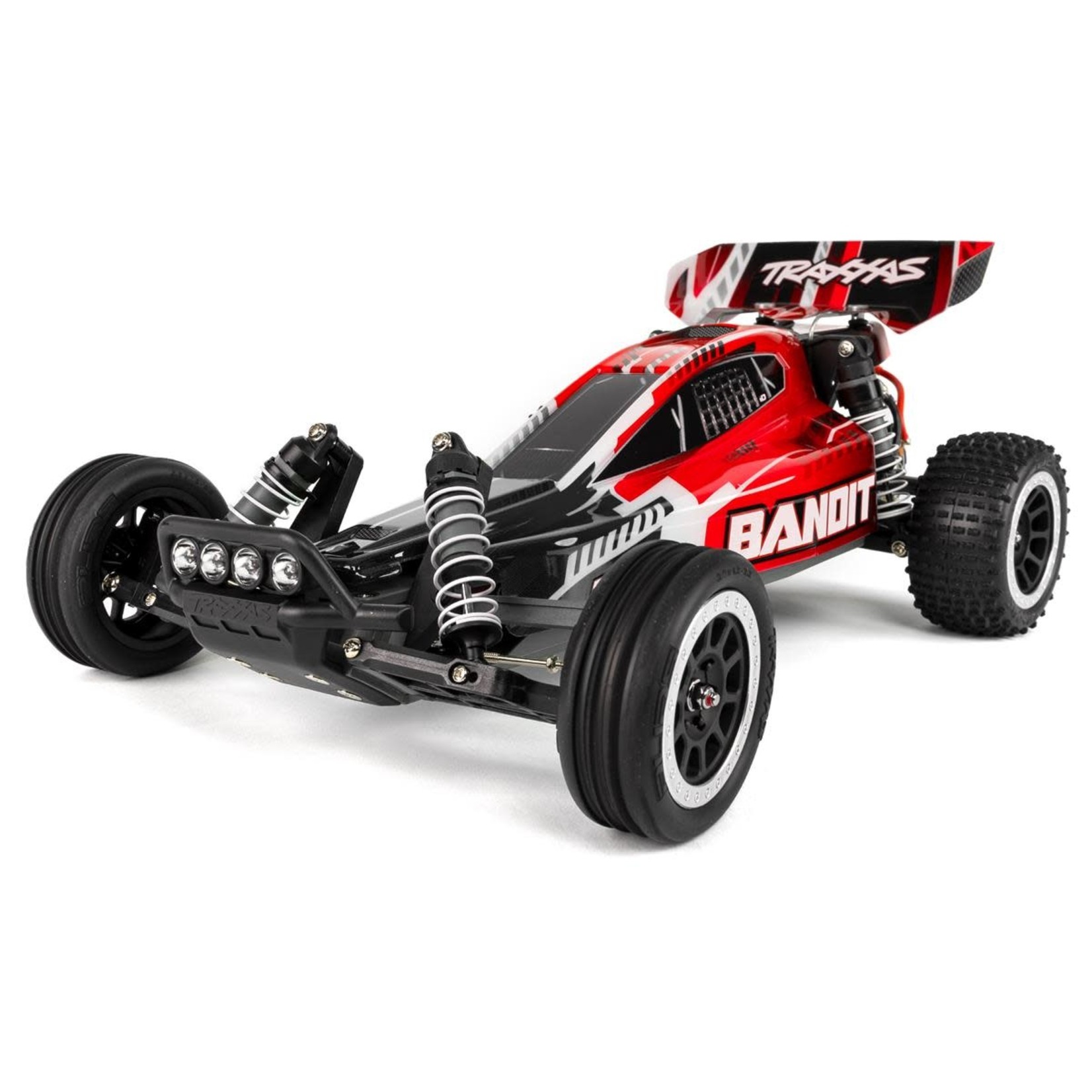 Traxxas Traxxas Bandit 1/10 RTR 2WD Electric Buggy w/LED Lights (Red/Black) w/XL-5 ESC, TQ 2.4GHz Radio, Battery & DC Charger #24054-61-RBLK