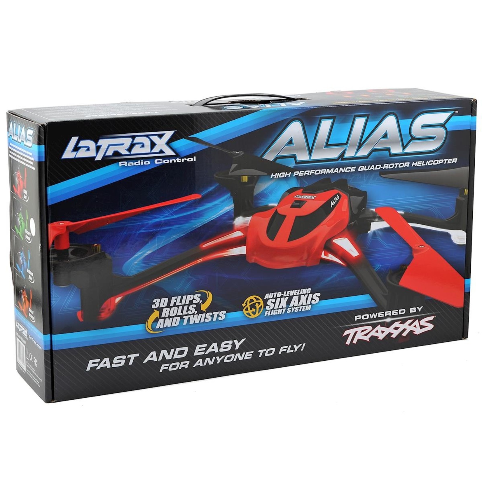 LaTrax Traxxas LaTrax Alias Ready-To-Fly Micro Electric Quadcopter Drone (Blue) #6608-BLUE