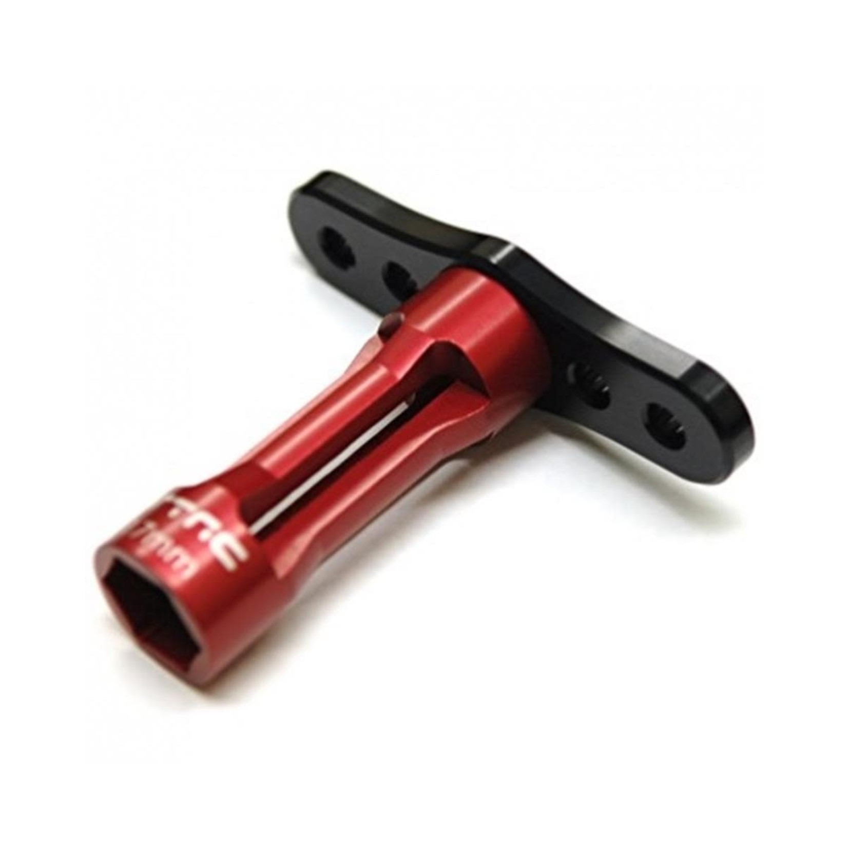 ST Racing Concepts ST Racing Concepts Aluminum Long Shank 17mm Hex Nut Wrench (Red/Black) #SPTA17BKR