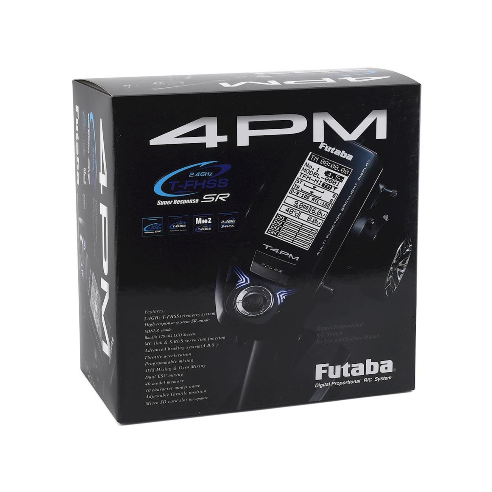 Futaba #01004388-3  Futaba 4PM 4-Channel 2.4GHz T-FHSS Radio System w/R304SB Receiver
