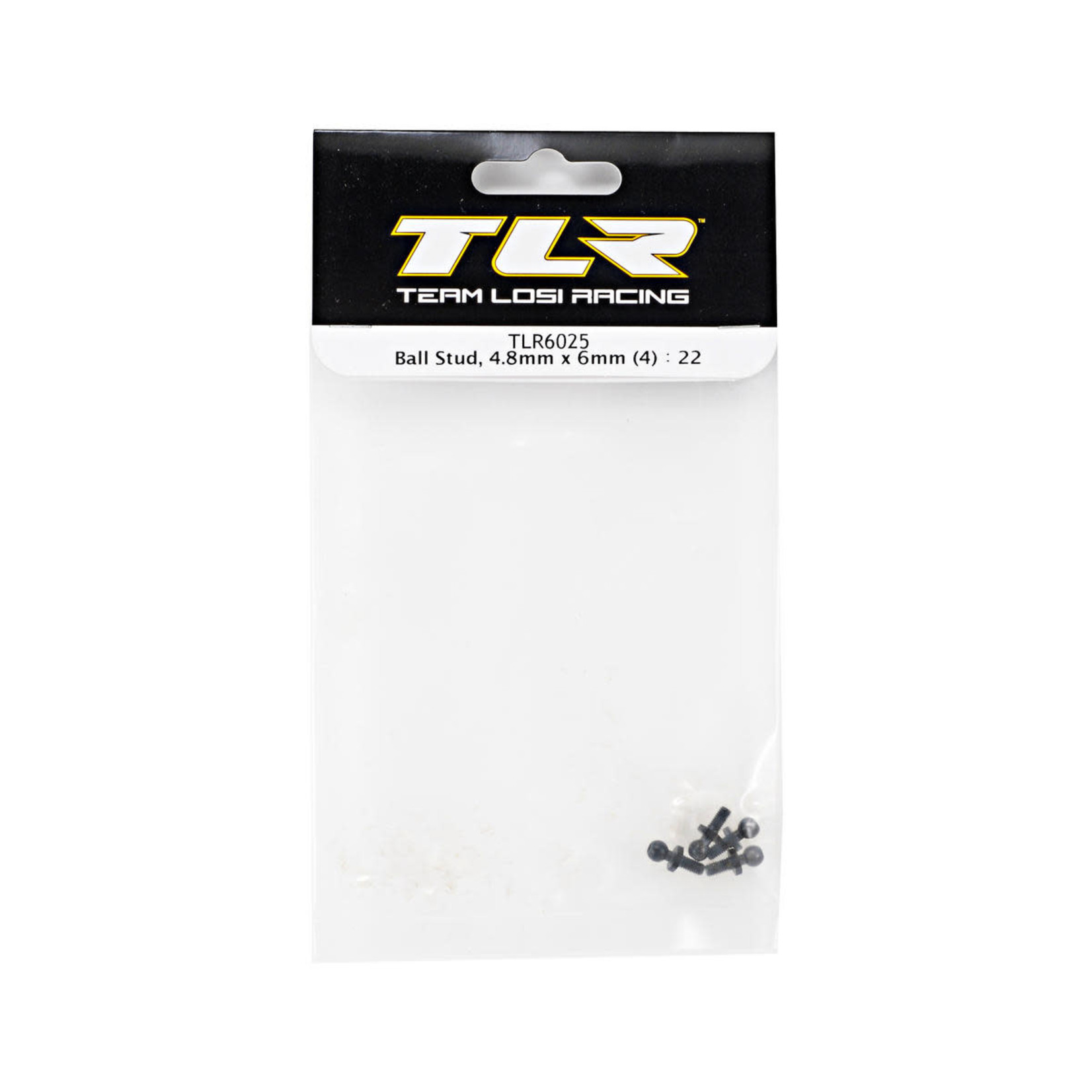 TLR Team Losi Racing TLR 22 4.8x6mm Ball Stud Set (4) #TLR6025