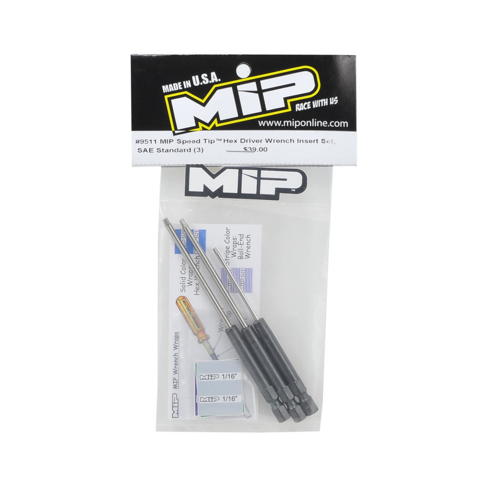 MIP MIP Speed Tip Hex Driver Power Tool Tip Set (Standard) (3) (1/16, 5/64 & 3/32") #9511