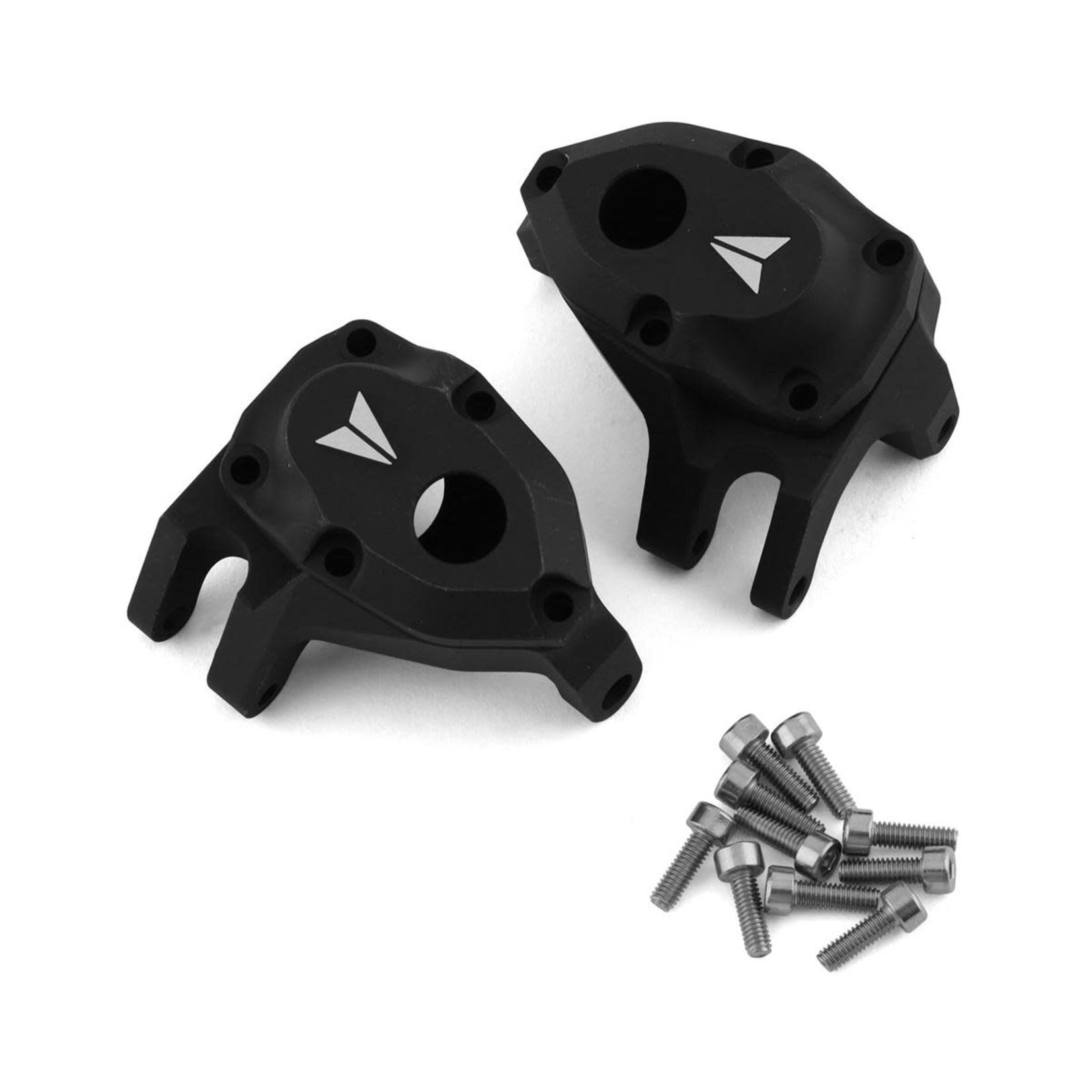 Vanquish Products #VPS08640 Vanquish Products F10 Portal Aluminum Front Knuckle Set (Black) (2)