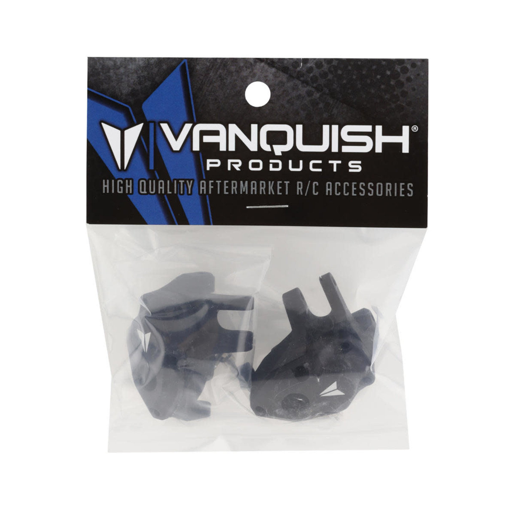 Vanquish Products #VPS08640 Vanquish Products F10 Portal Aluminum Front Knuckle Set (Black) (2)