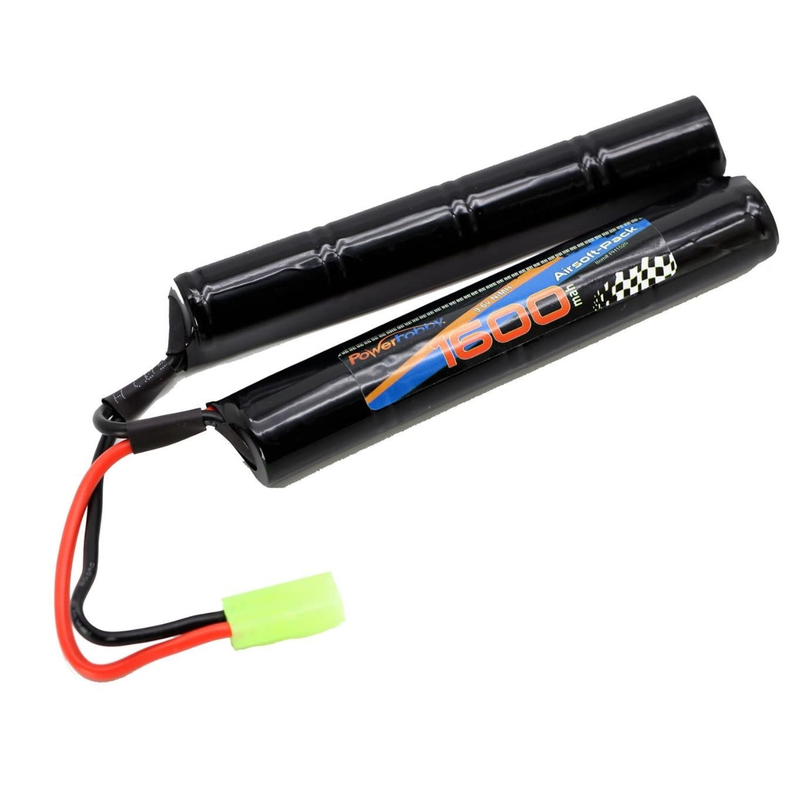 Power Hobby Power Hobby 9.6V 1600mAh Airsoft Battery NiMH Butterfly Battery Pack w/ Mini Tamiya # PH1520