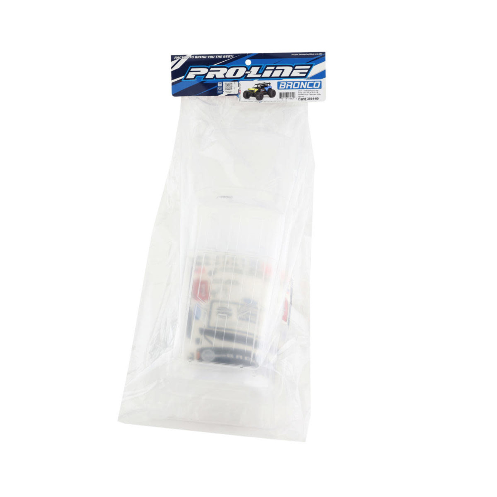 Pro-Line #3594-00 Pro-Line 2021 Ford Bronco Monster Truck Body (Clear) (Maxx/E-Revo 2.0)