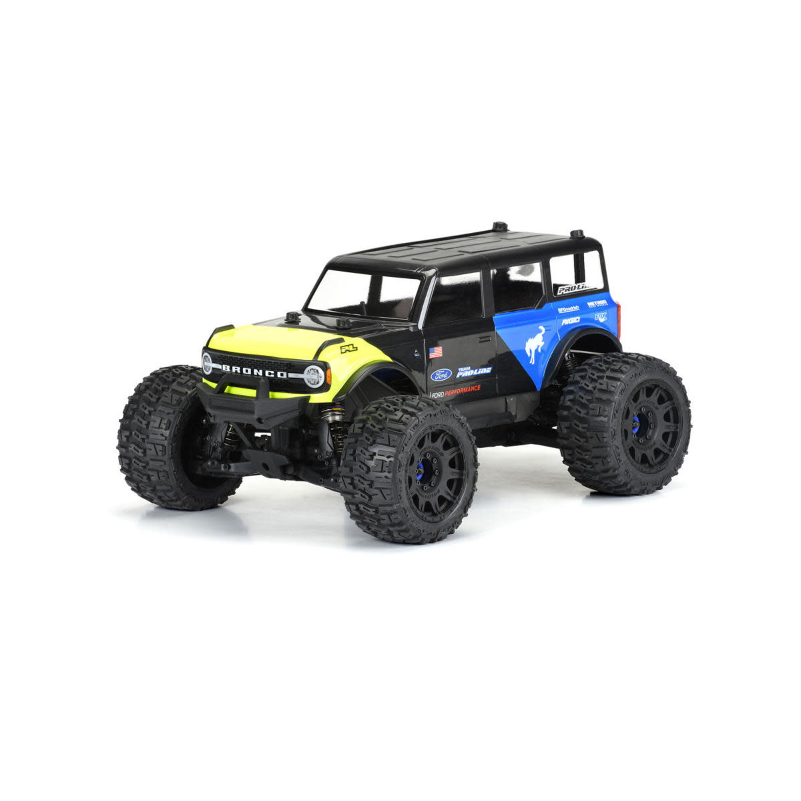 Pro-Line 2021 Ford Bronco Monster Truck Body (Clear) for Traxxas Maxx/E-Revo 2.0 Pro-Line 2021 Ford Bronco Monster Truck Body (Clear) for Traxxas Maxx/E-Revo 2.0