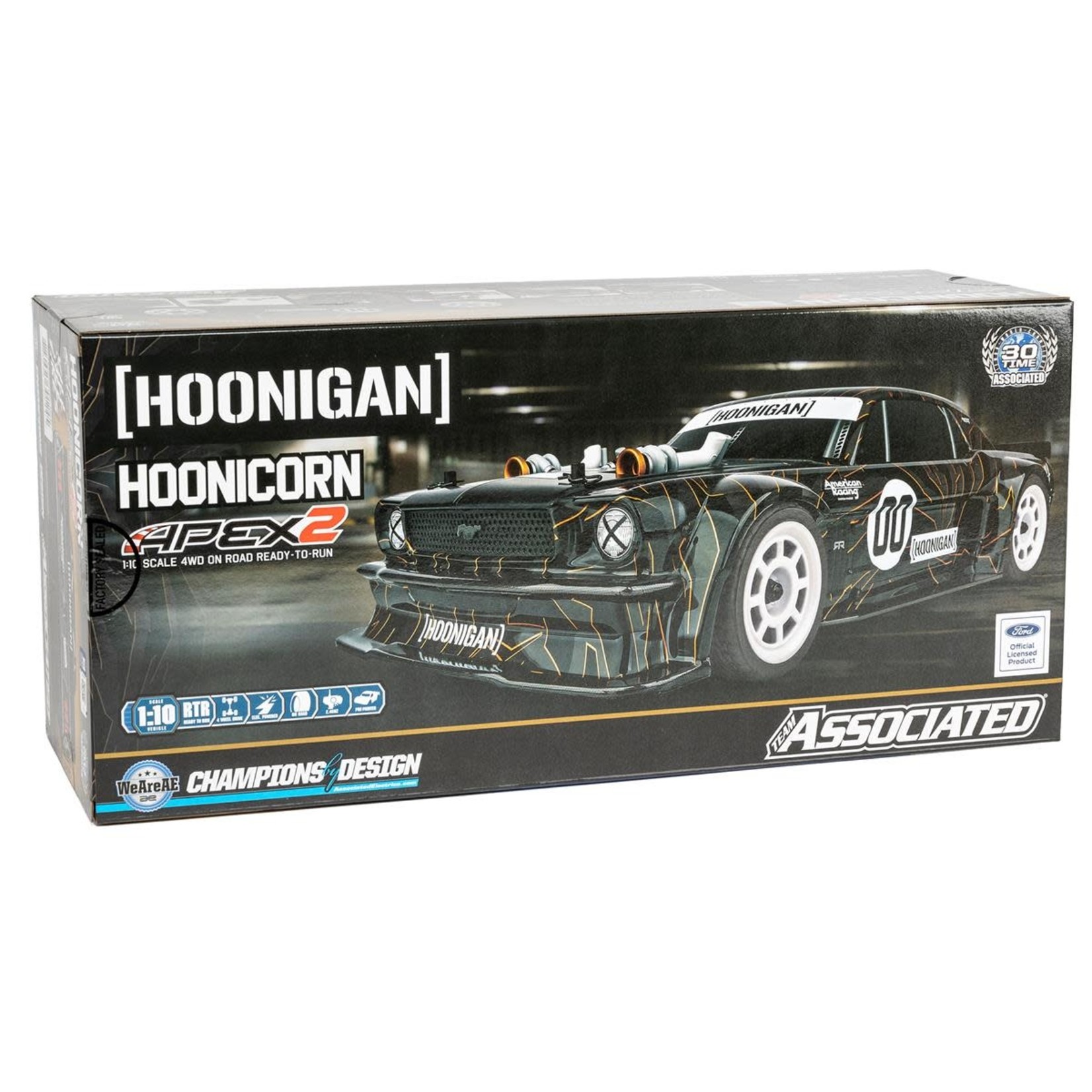 Team Associated #30124  Team Associated Apex2 Hoonicorn RTR 1/10 Electric 4WD Touring Car w/2.4GHz Radio