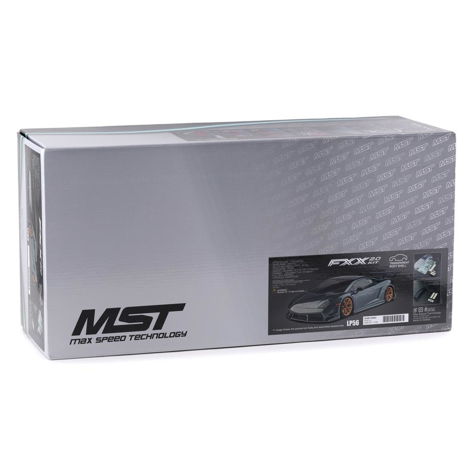 MST MST FXX 2.0 S 1/10 2WD Drift Car Kit w/Clear LP56 Body #532183C