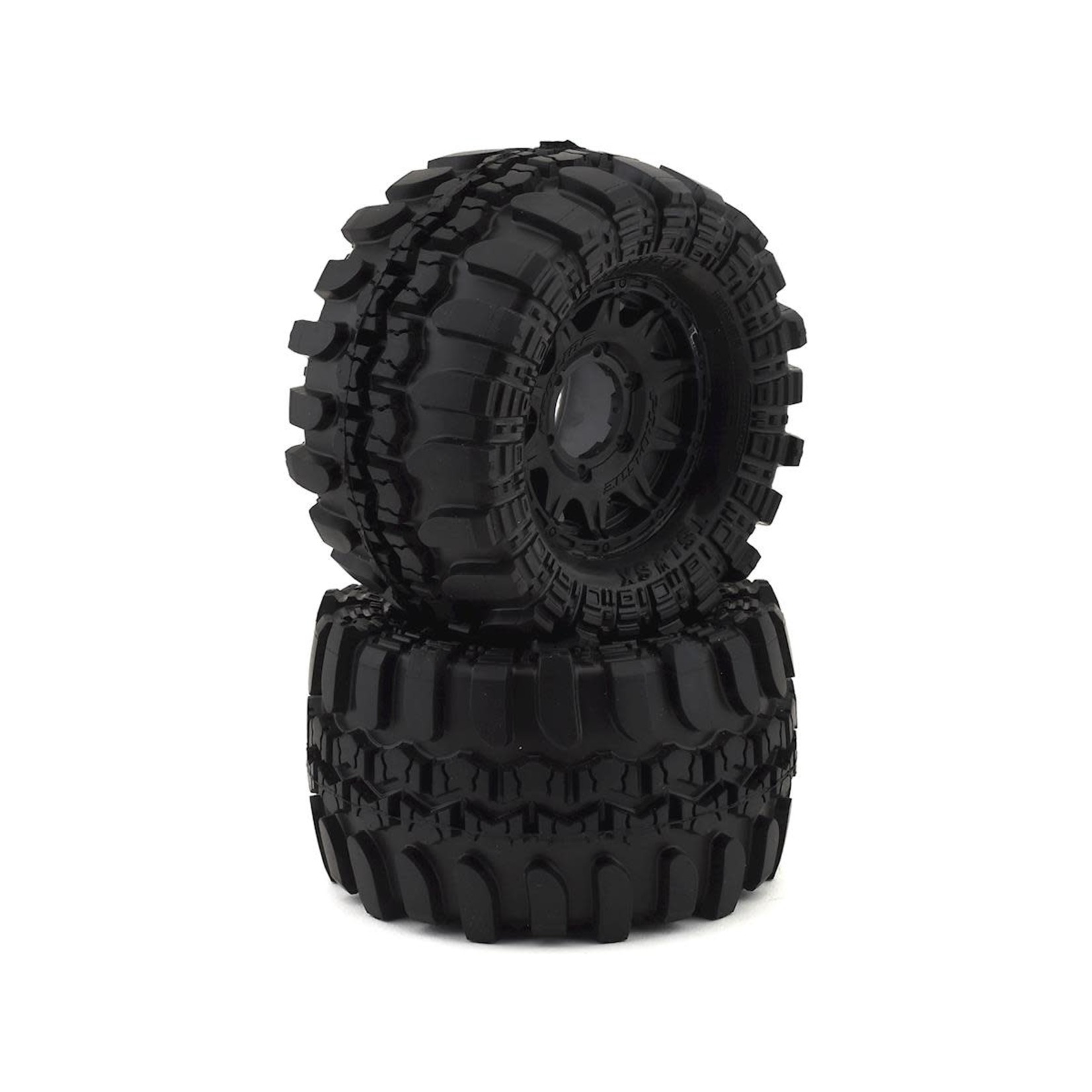 Pro-Line #PRO1011010  Pro-Line Interco TSL SX Super Swamper 2.8" Pre-Mounted Tires w/Raid Rear Wheels (M2) (2) (Black) w/12mm Removable Hex