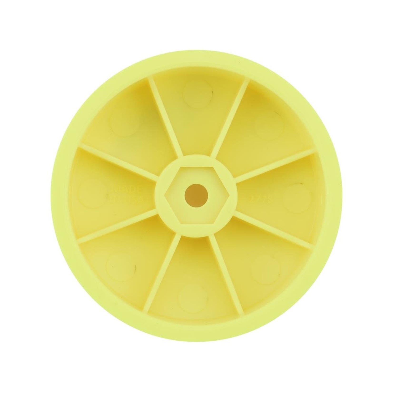 Pro-Line Pro-Line Velocity "Narrow" 2.2" Front Wheels (2) (B6/RB6) (Yellow) w/12mm Hex #2778-02