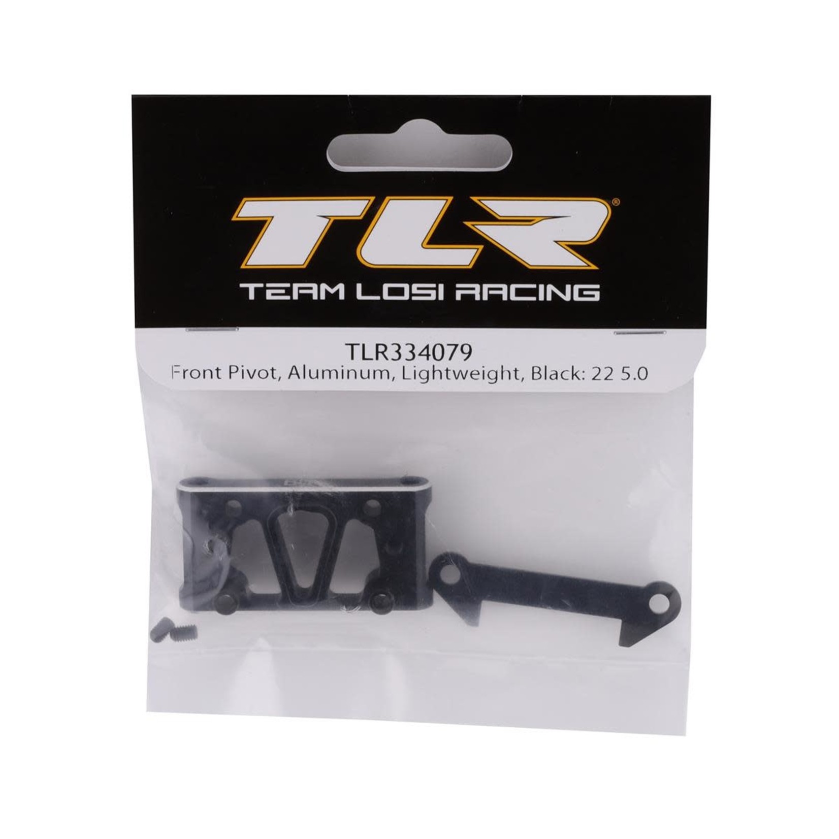 TLR #TLR334079  Team Losi Racing Aluminum Lightweight Front Pivot (Black)
