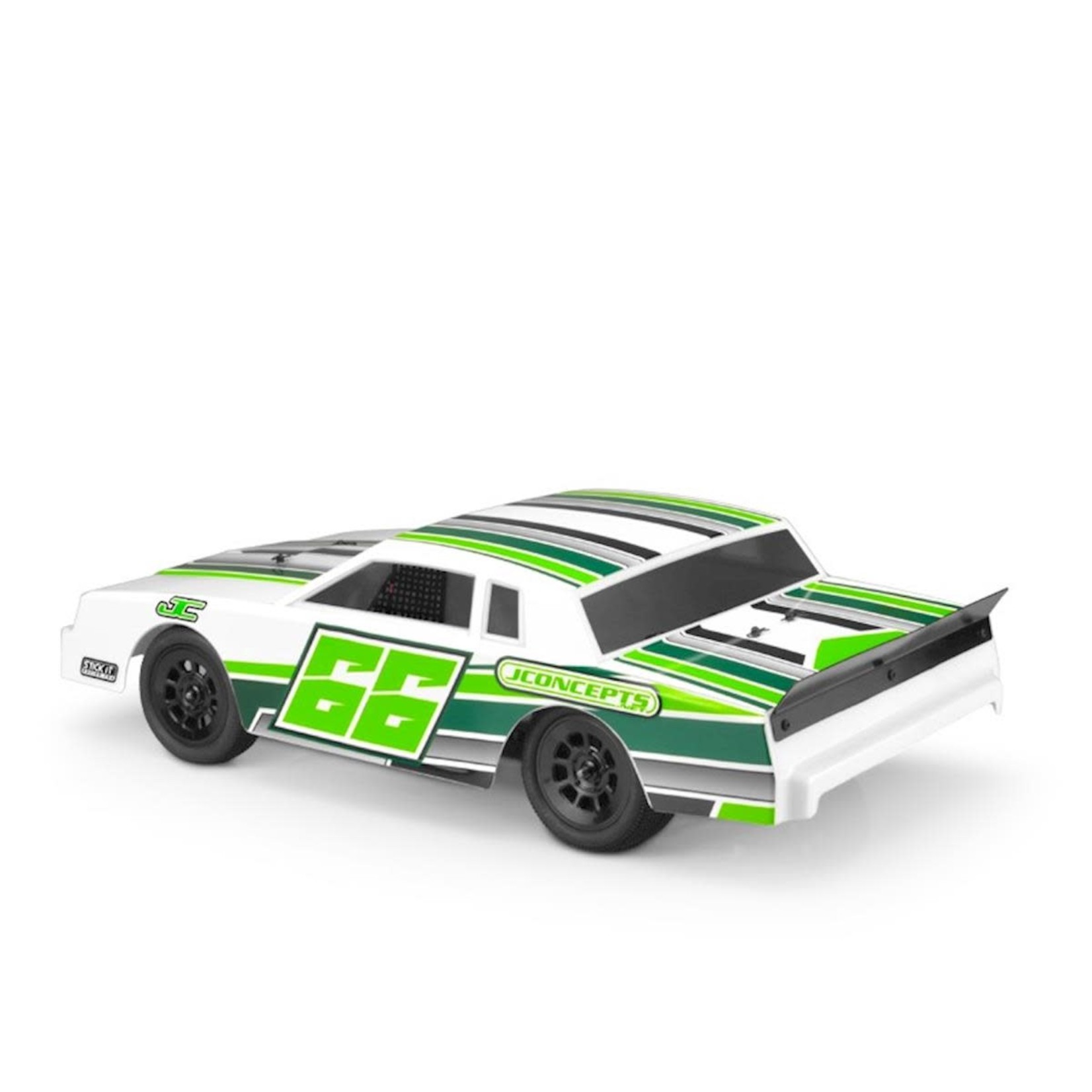 JConcepts #0422L JConcepts 1987 Chevy Monte Carlo Lightweight Street Stock Dirt Oval Body (Clear)