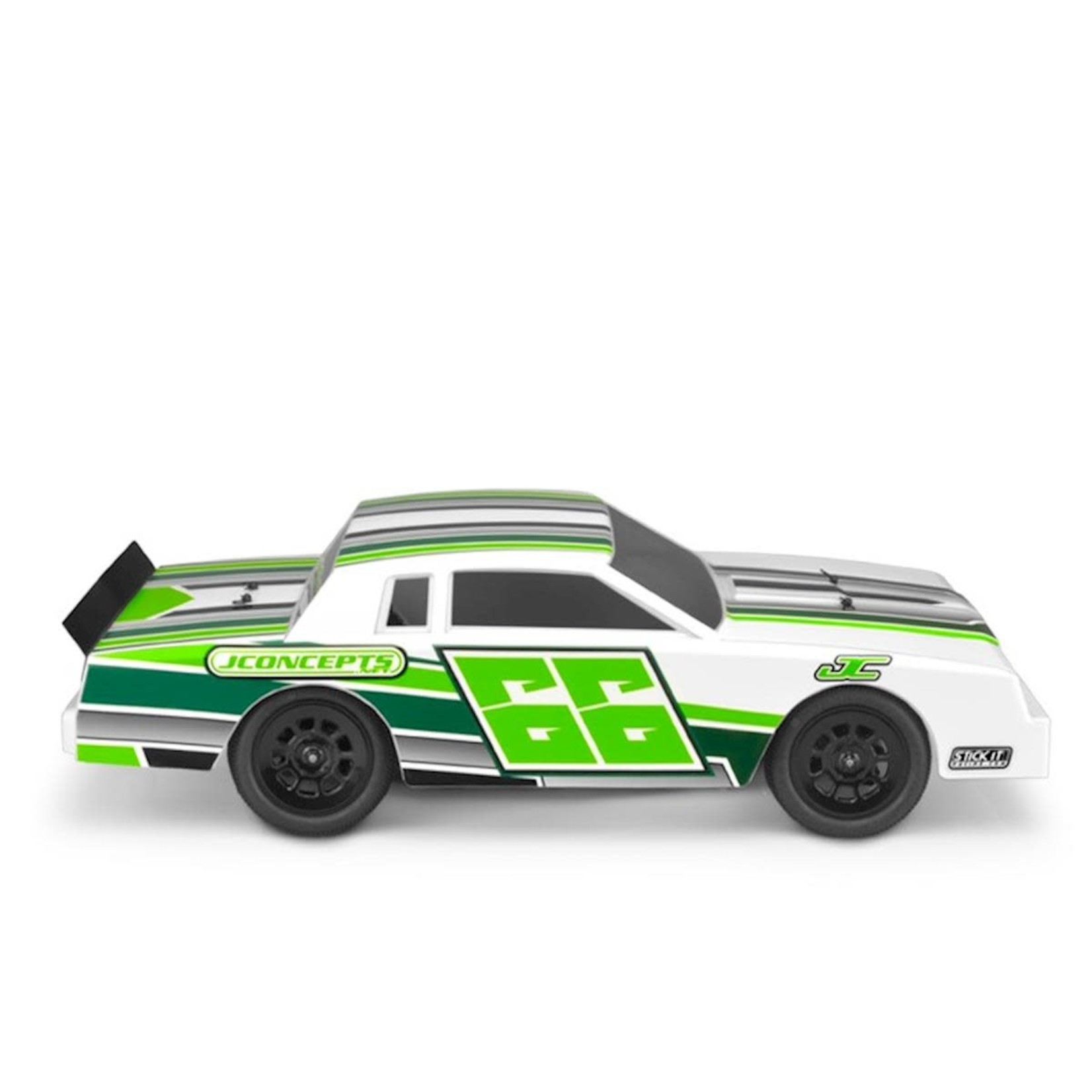 JConcepts #0422L JConcepts 1987 Chevy Monte Carlo Lightweight Street Stock Dirt Oval Body (Clear)