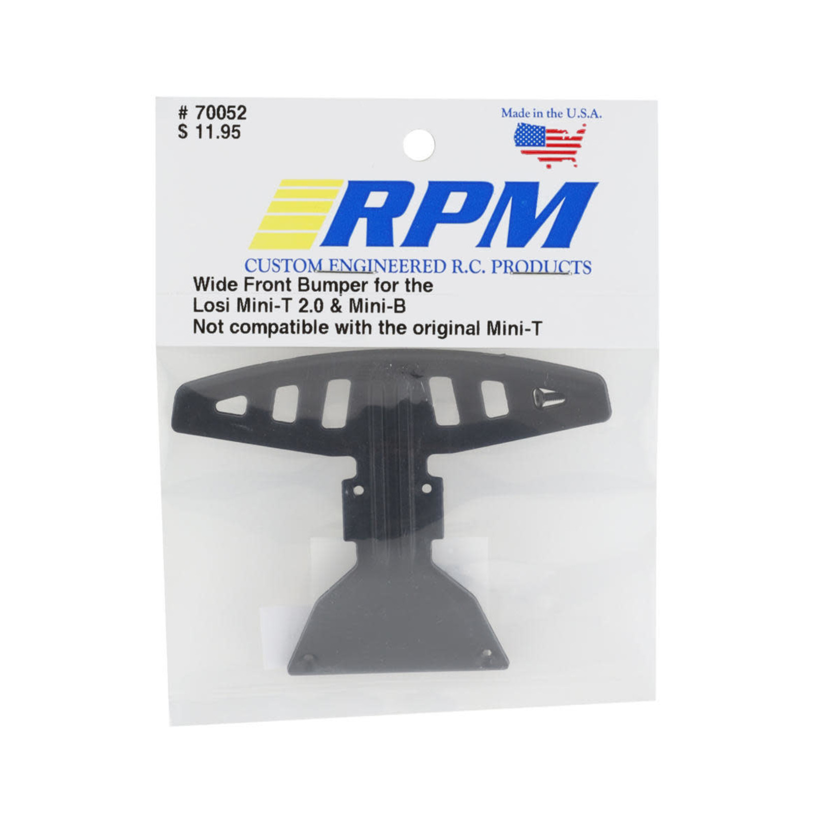 RPM RPM Losi Mini-T 2.0/Mini-B Wide Front Bumper #70052