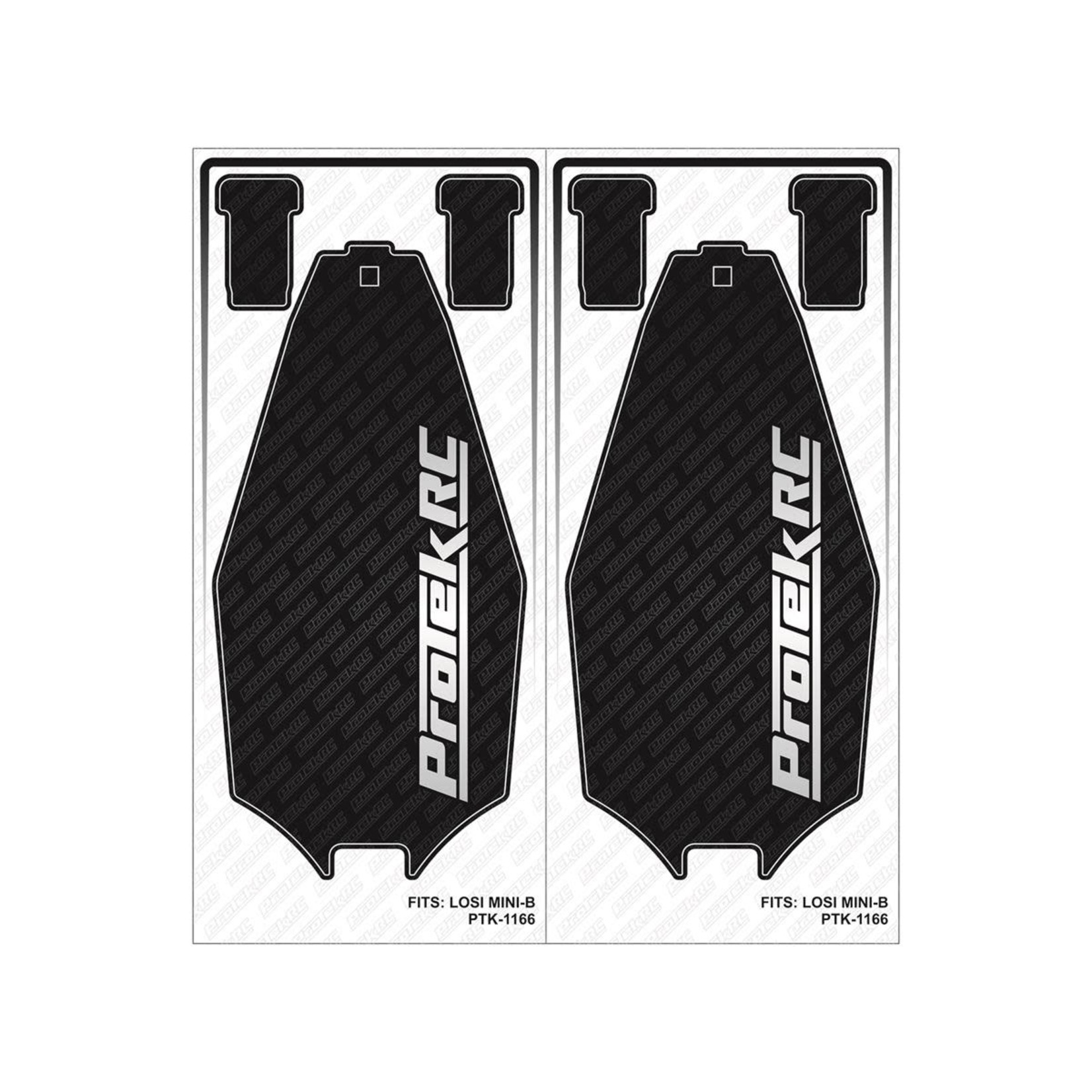 ProTek RC #PTK-1166 ProTek RC Losi Mini-B Chassis Protector (2)