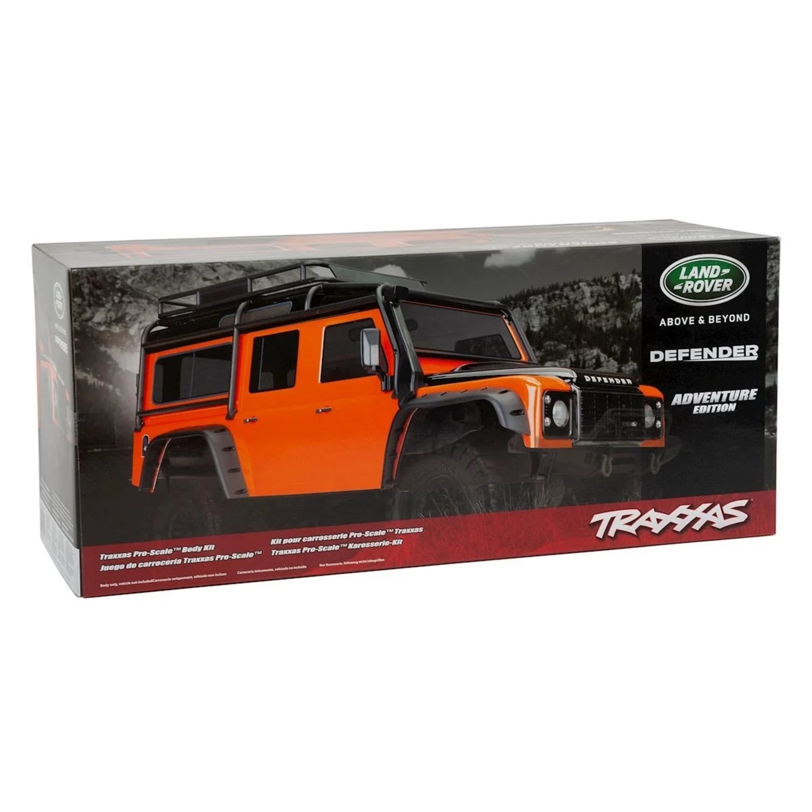 Traxxas Traxxas TRX-4 Land Rover Defender Pre-Painted Body w/Exocage (Orange) #8011A