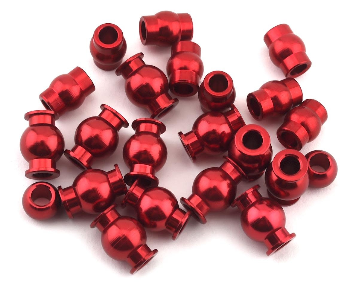 Hot Racing Piece Hot Racing #ATF160B02 Hot Racing Arrma 4x4 Aluminum Pivot Ball Set (Red ...