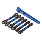 Traxxas #8341X Traxxas 4-Tec 3.0/2.0 VXL Aluminum Turnbuckles (Blue)
