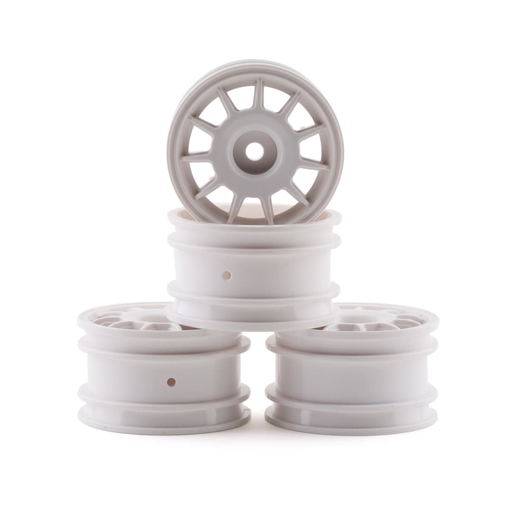 Tamiya #51394 Tamiya M-Chassis 11 Spoke Racing Wheels (White) (4)