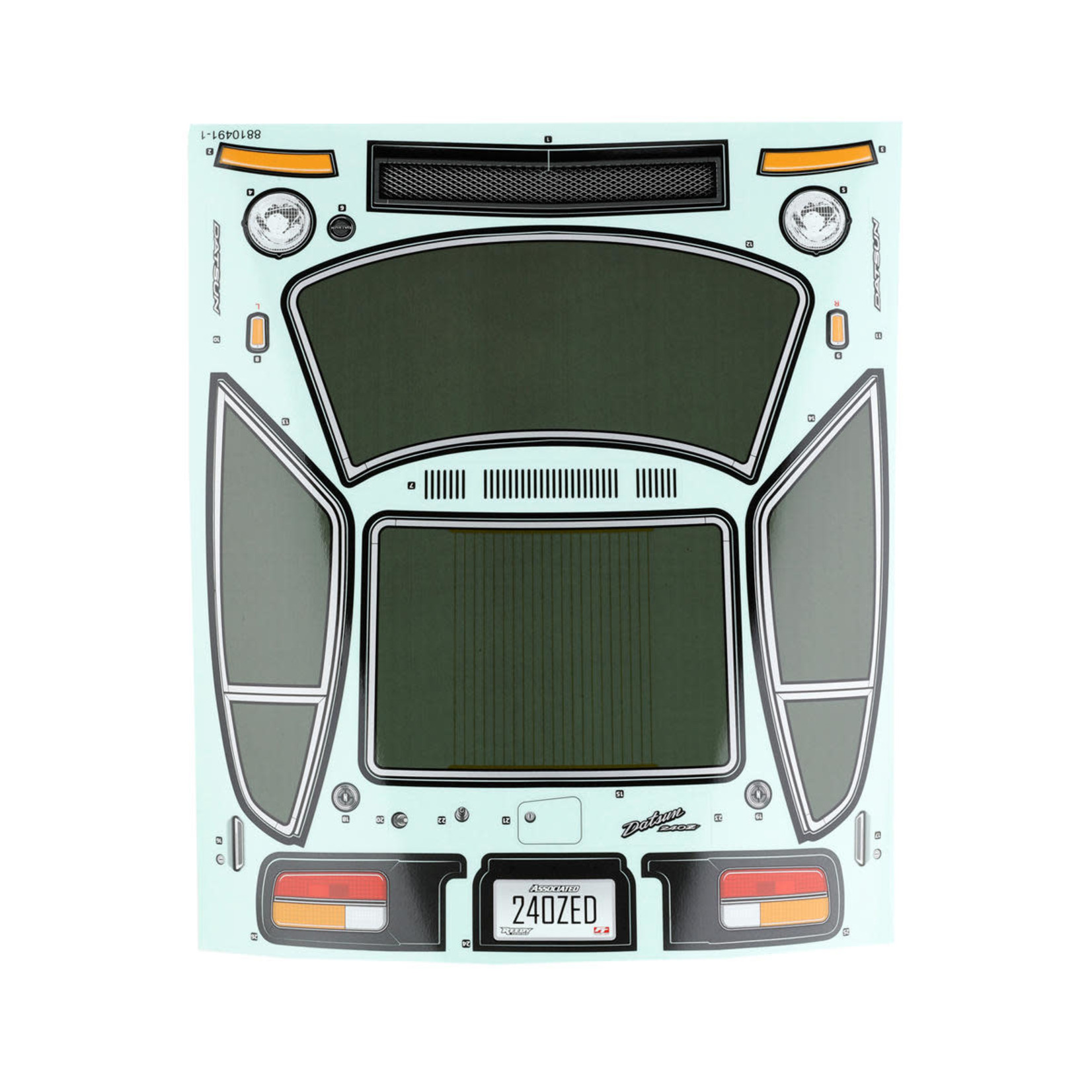 Team Associated #31906  Team Associated Apex2 Sport Datsun 240Z Body (Clear)