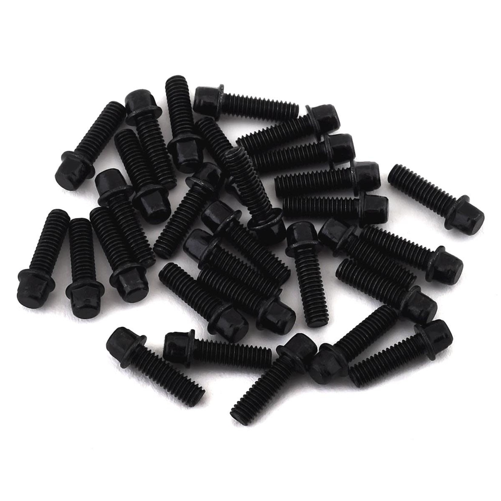 SSD RC #SSD00408 SSD RC 2.5x8mm Scale Wheel Bolts (Black) (30)