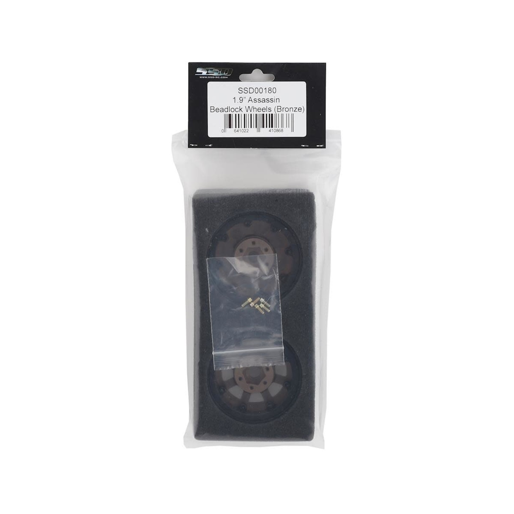 SSD RC #SSD00180 SSD RC Assassin 1.9" Beadlock Crawler Wheels (Bronze) (2)