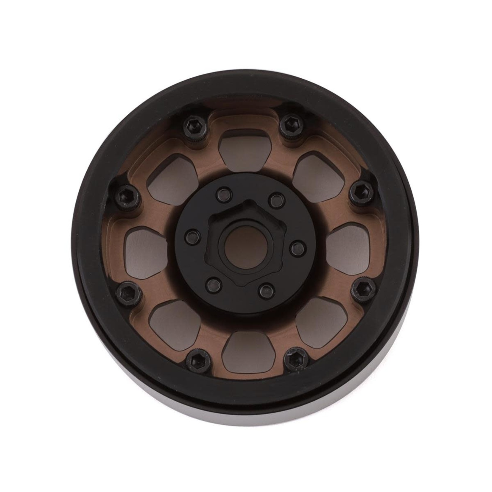 SSD RC #SSD00430 SSD RC Warrior 1.9" Beadlock Crawler Wheels (Bronze) (2)