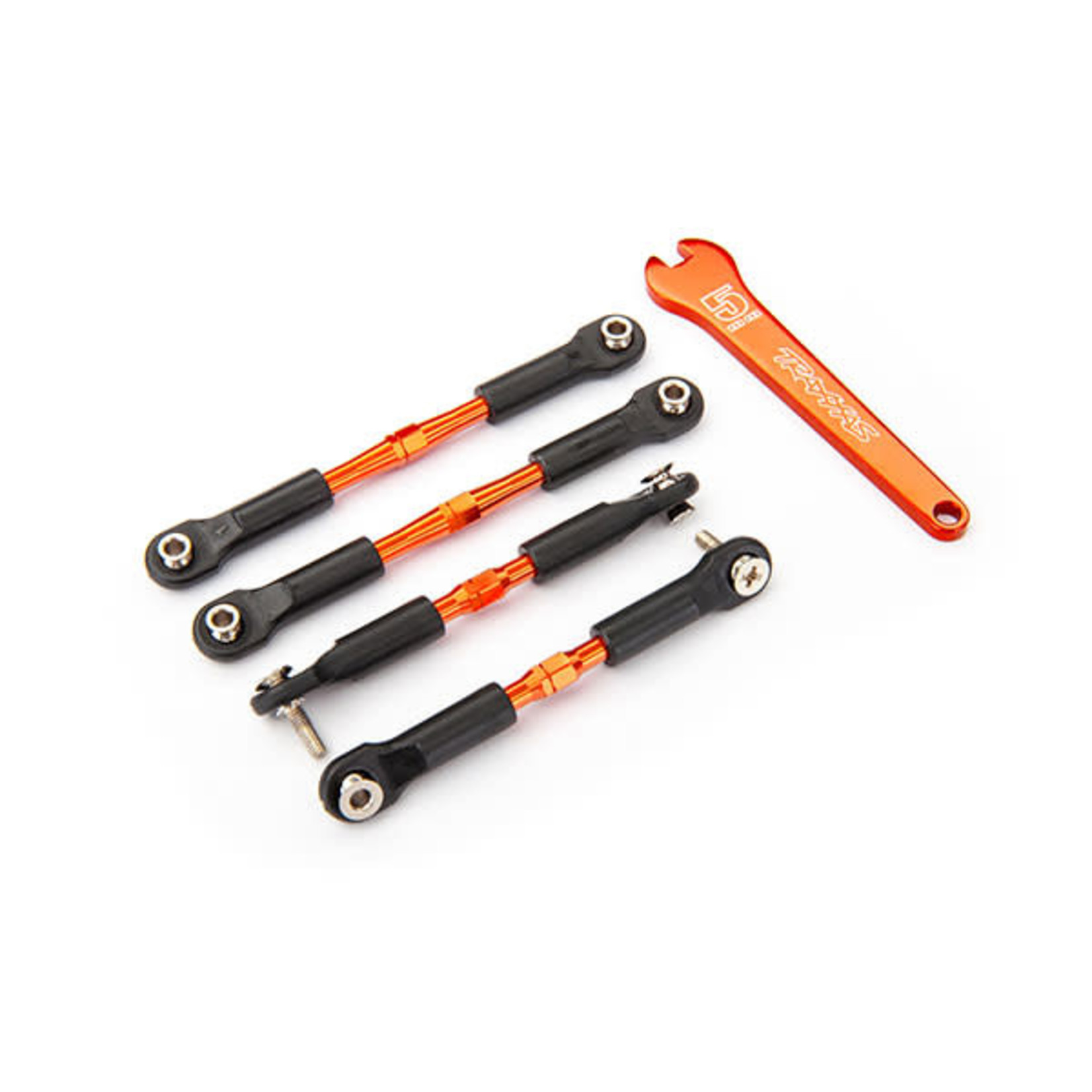 Traxxas Traxxas Aluminum Turnbuckle Camber Link Set (Orange) (4) #3741T