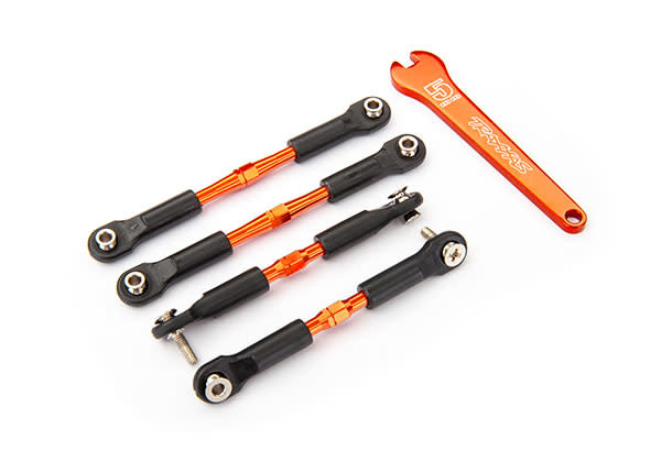 Traxxas Aluminum Turnbuckle Camber Link Set Orange 4 3741t Hobby