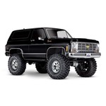 Traxxas #82076-4-BLK Traxxas TRX-4 1/10 Trail Crawler Truck w/'79 Chevrolet K5 Blazer Body (Black) w/TQi 2.4GHz Radio