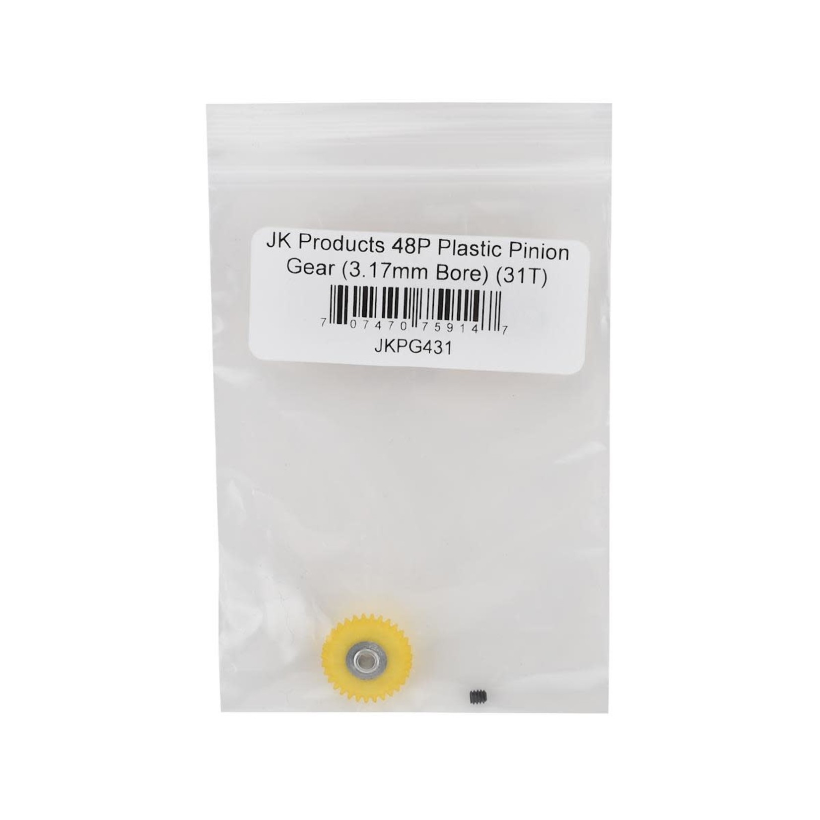JK Products #JKPG431 JK Products 48P Plastic Pinion Gear (3.17mm Bore) (31T)