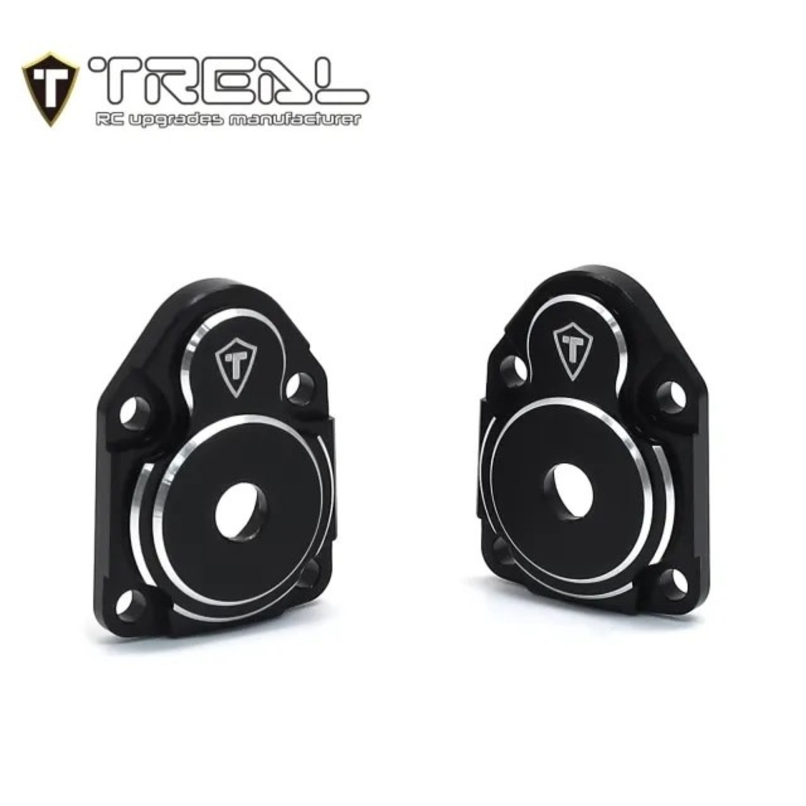 Treal #X003K2326F Treal UTB18 Capra Aluminum Outer Portal Covers (Black)