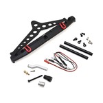 Yeah Racing Yeah Racing Aluminum Rear Bumper w/Spare Tire Mount #YA-0549