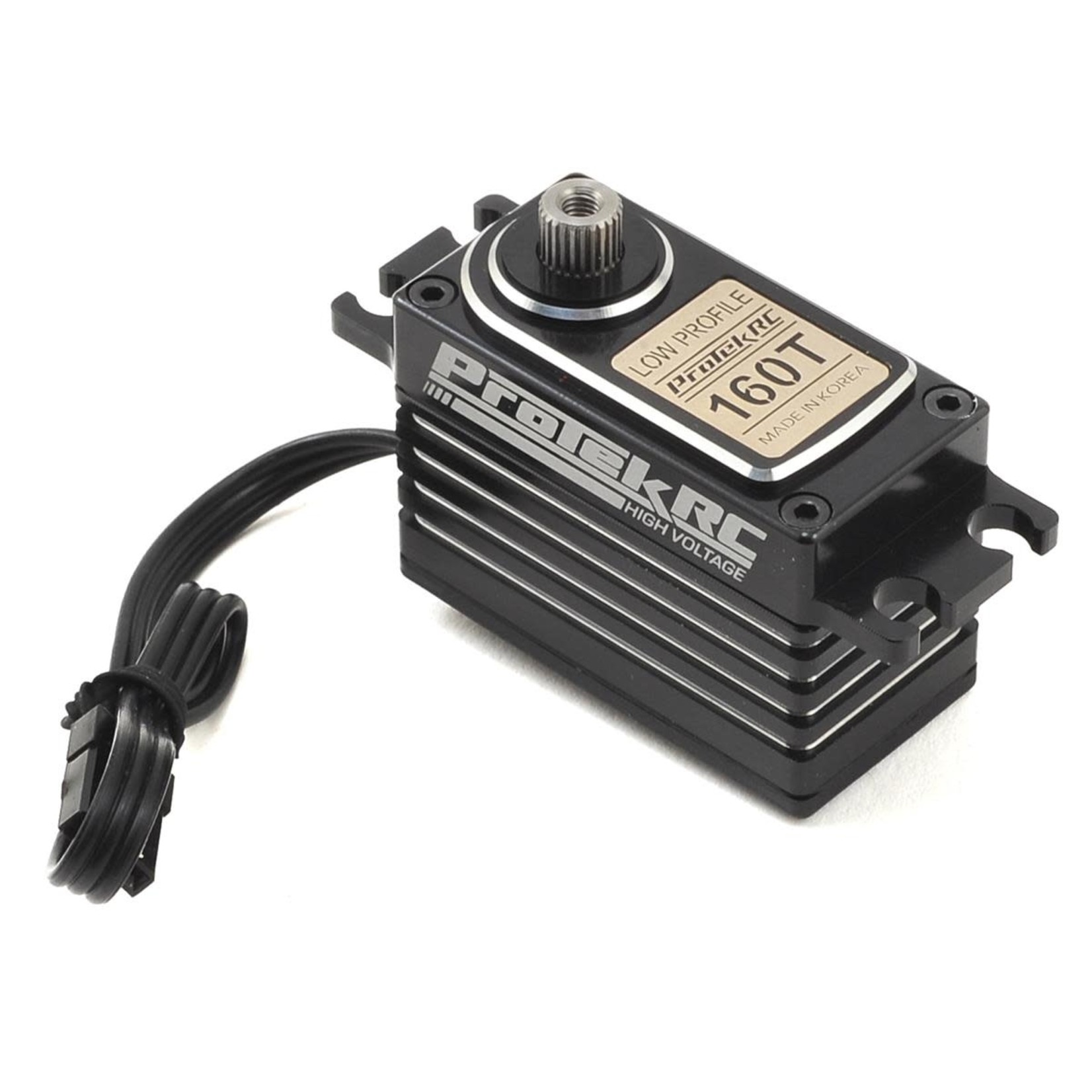 ProTek RC #PTK-160T ProTek RC 160T Low Profile High Torque Metal Gear Servo High Voltage/Metal Case