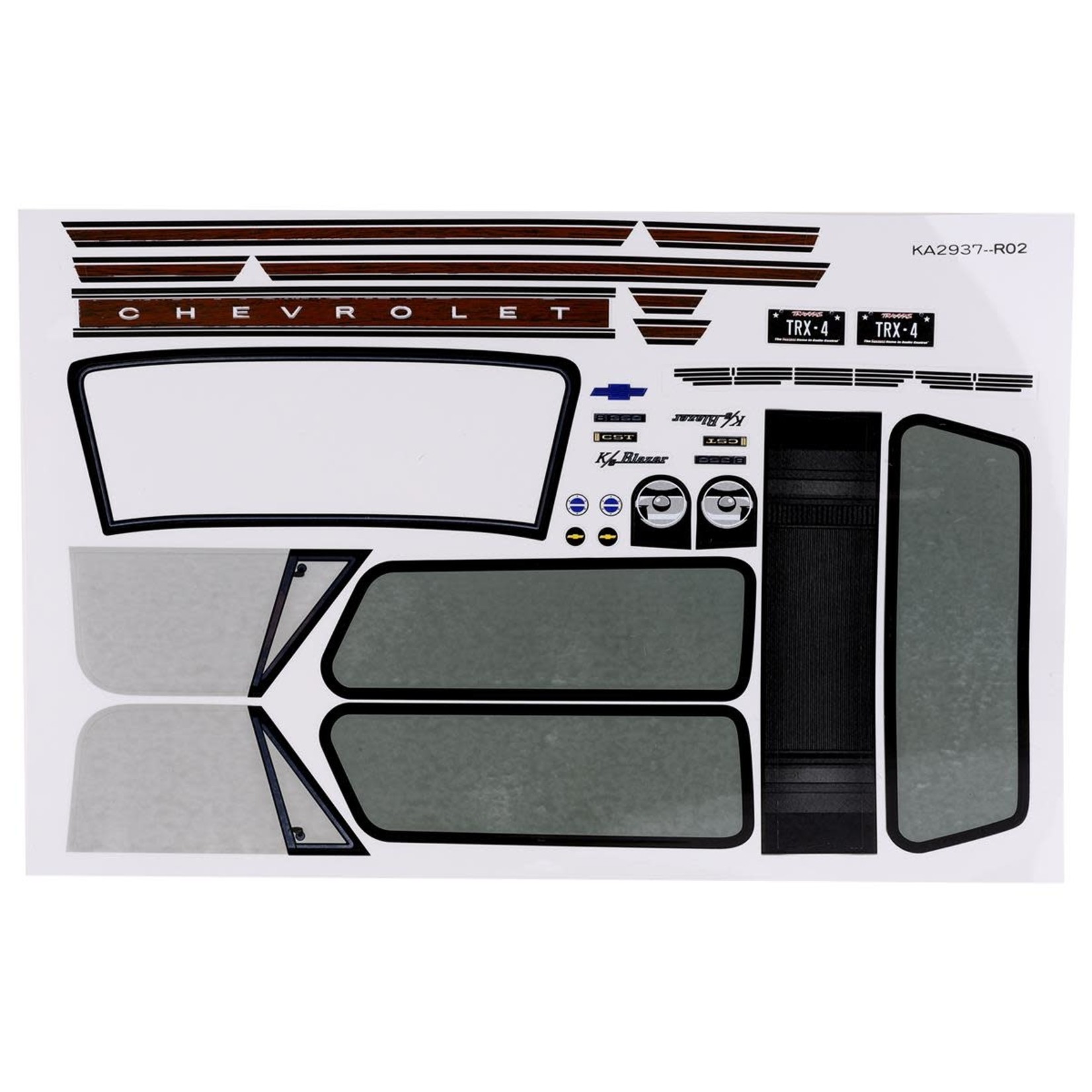 Traxxas #9111 Traxxas 1972 Chevrolet Blazer Body (Clear)