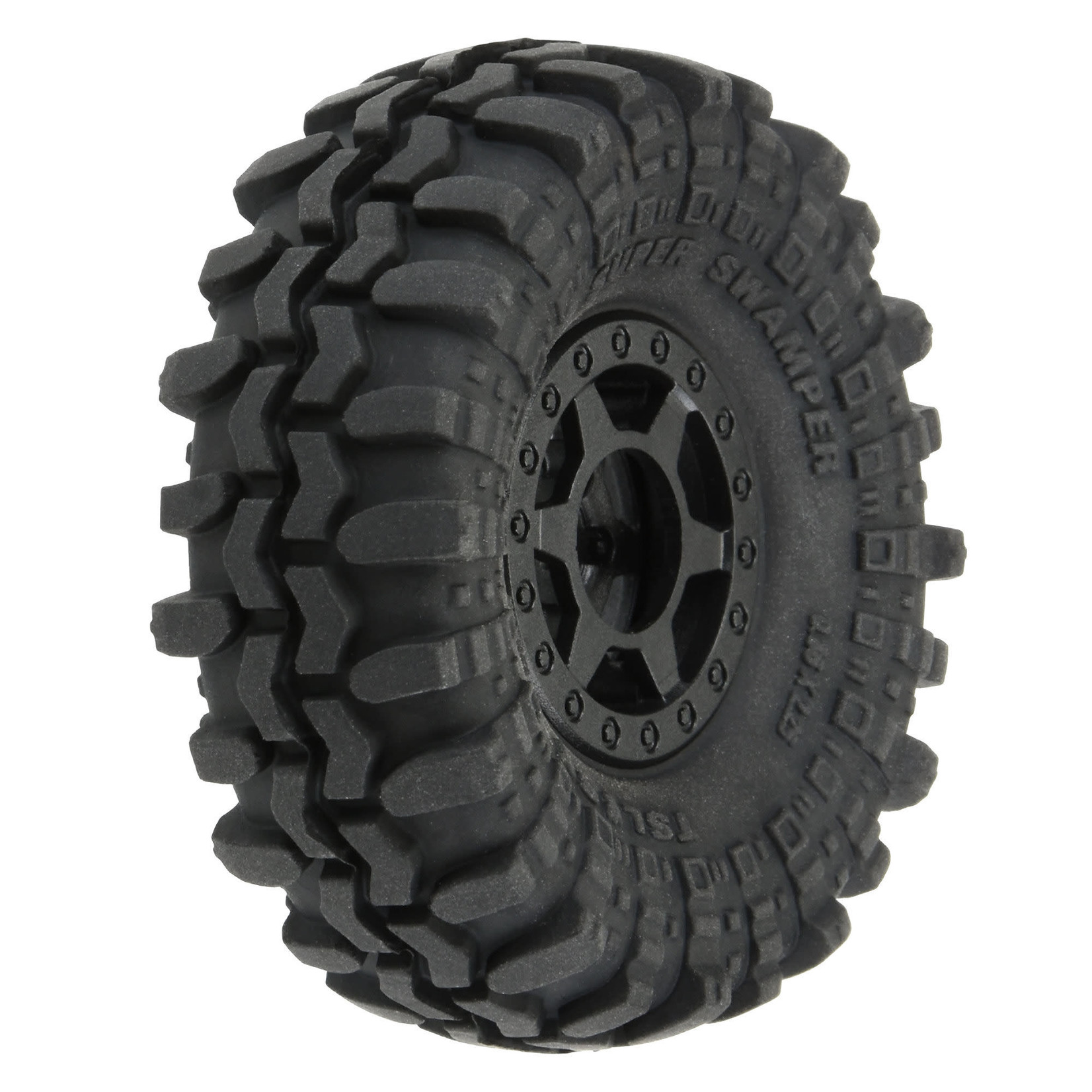 Pro-Line Pro-Line 1/24 Interco Super Swamper F/R 1.0" Tires MTD 7mm Black Holcomb (4) #10214-10