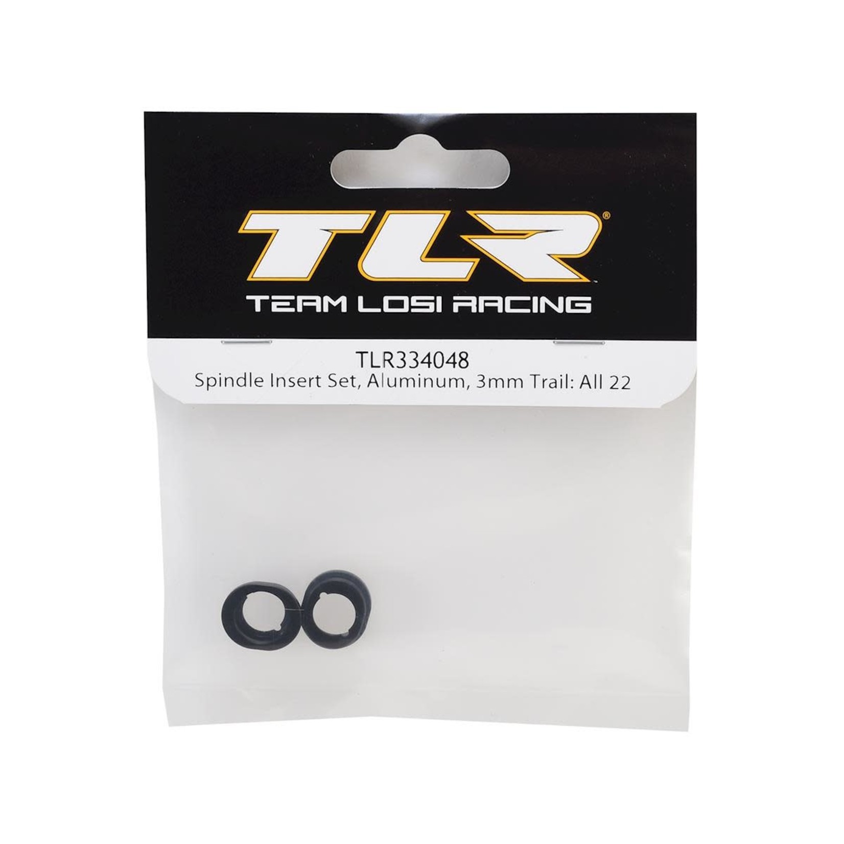 TLR Team Losi Racing 3mm Trail Aluminum Spindle Insert Set (All 22) #TLR334048