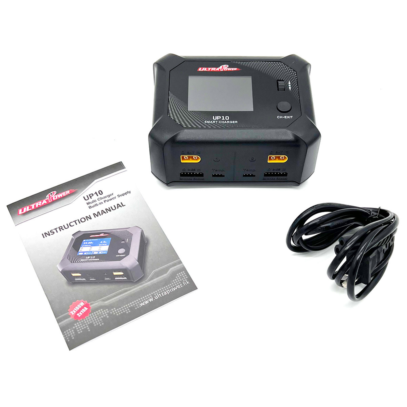 Ultra Power UltraPower UP10 AC 100W/DC 2X100W Dual Port Multi-Chemistry Smart Charger #UP10