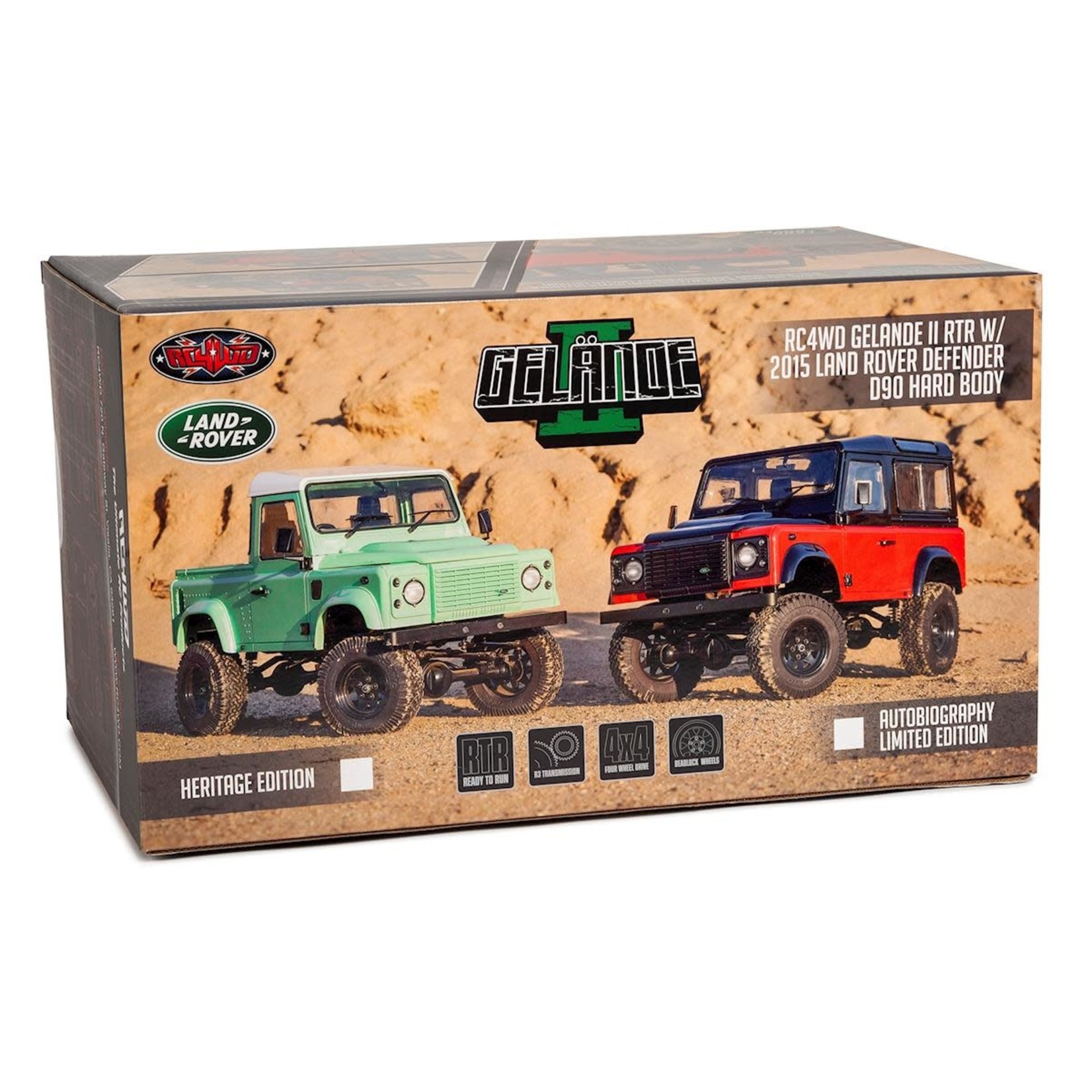 RC4WD RC4WD Gelande II RTR 1/10 Scale Crawler w/2015 Land Rover Defender D90 Body (Autobiography Limited Edition) #Z-RTR0043