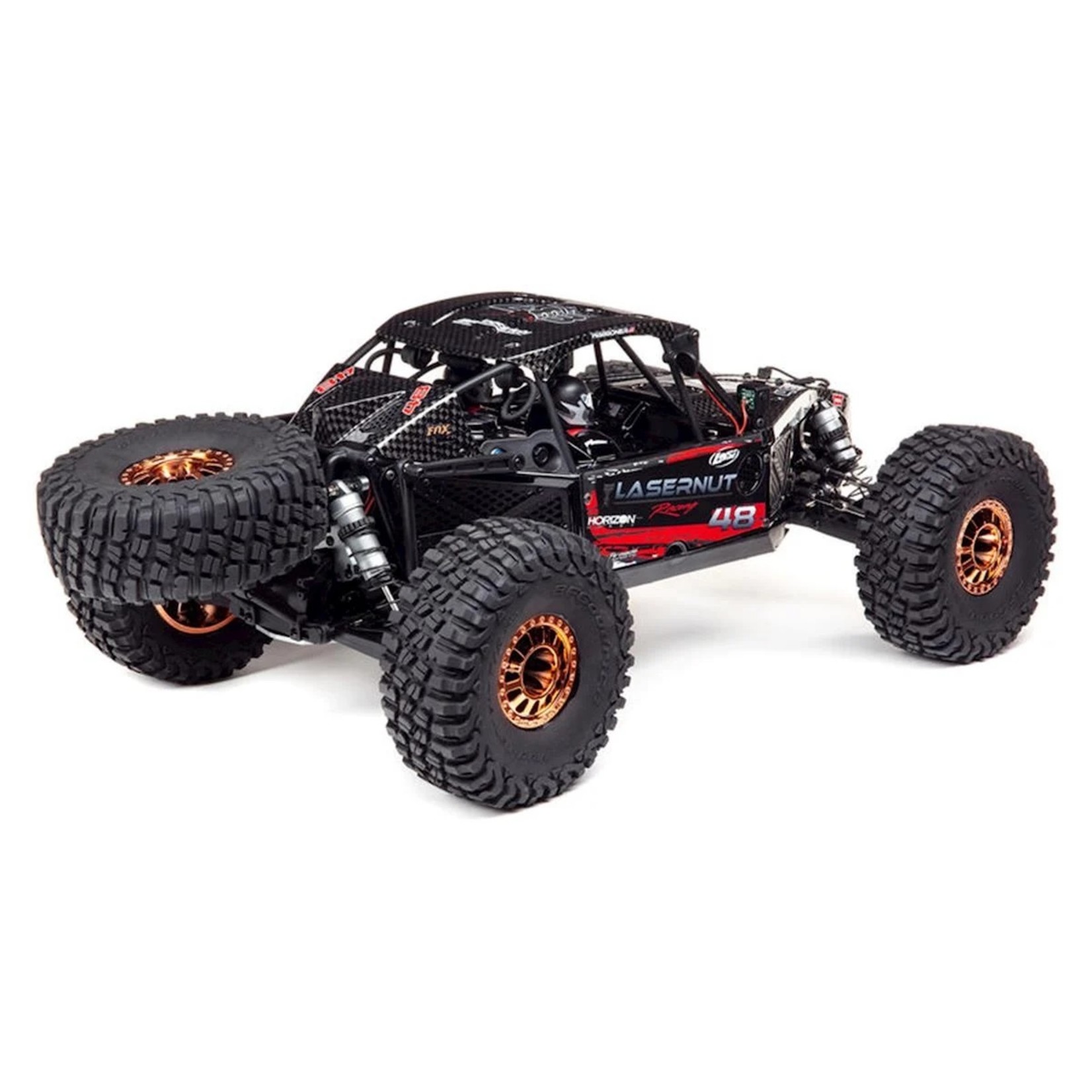 Losi #LOS03028T2  Losi Lasernut U4 1/10 4WD Brushless RTR Rock Racer (Black) w/2.4GHz Radio & Smart ESC