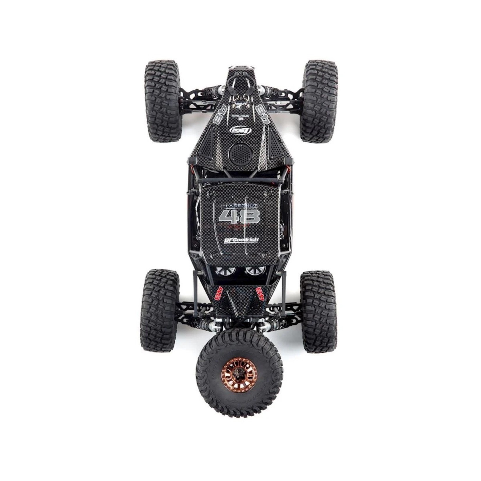 Losi #LOS03028T2  Losi Lasernut U4 1/10 4WD Brushless RTR Rock Racer (Black) w/2.4GHz Radio & Smart ESC