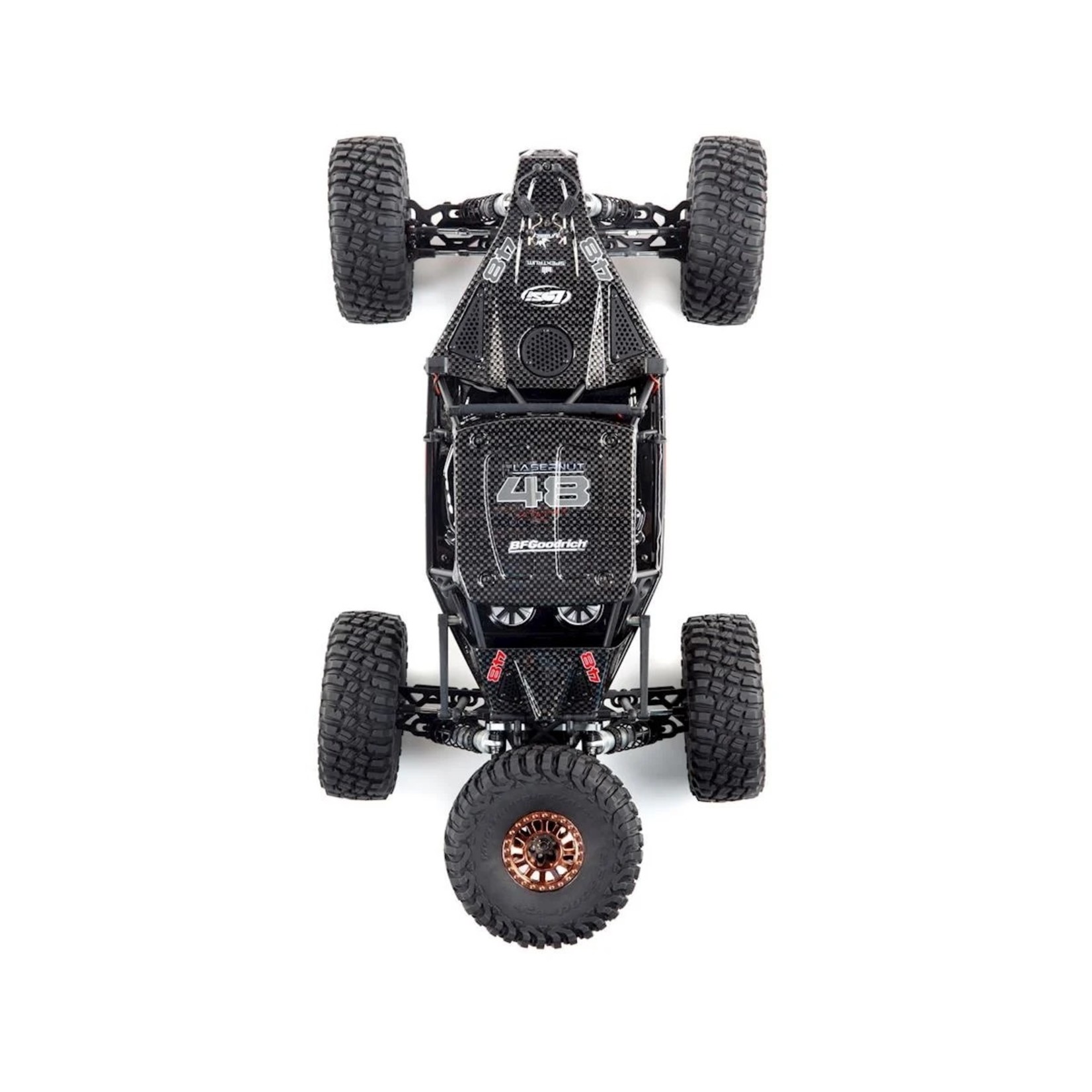 Losi Losi Lasernut U4 1/10 4WD Brushless RTR Rock Racer (Black) w/2.4GHz Radio & Smart ESC #LOS03028T2