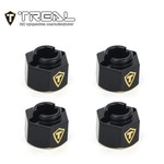 Treal Treal Hobby TRX-4M Extended Brass Wheel Hub Hex (Black) (4) (1.3g) (+6mm Offset) #X003K9N19V