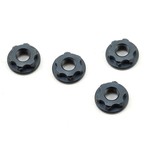 Tekno RC Tekno RC 7mm Serrated Wheel Nuts (Gun Metal) (4) #TKR6274