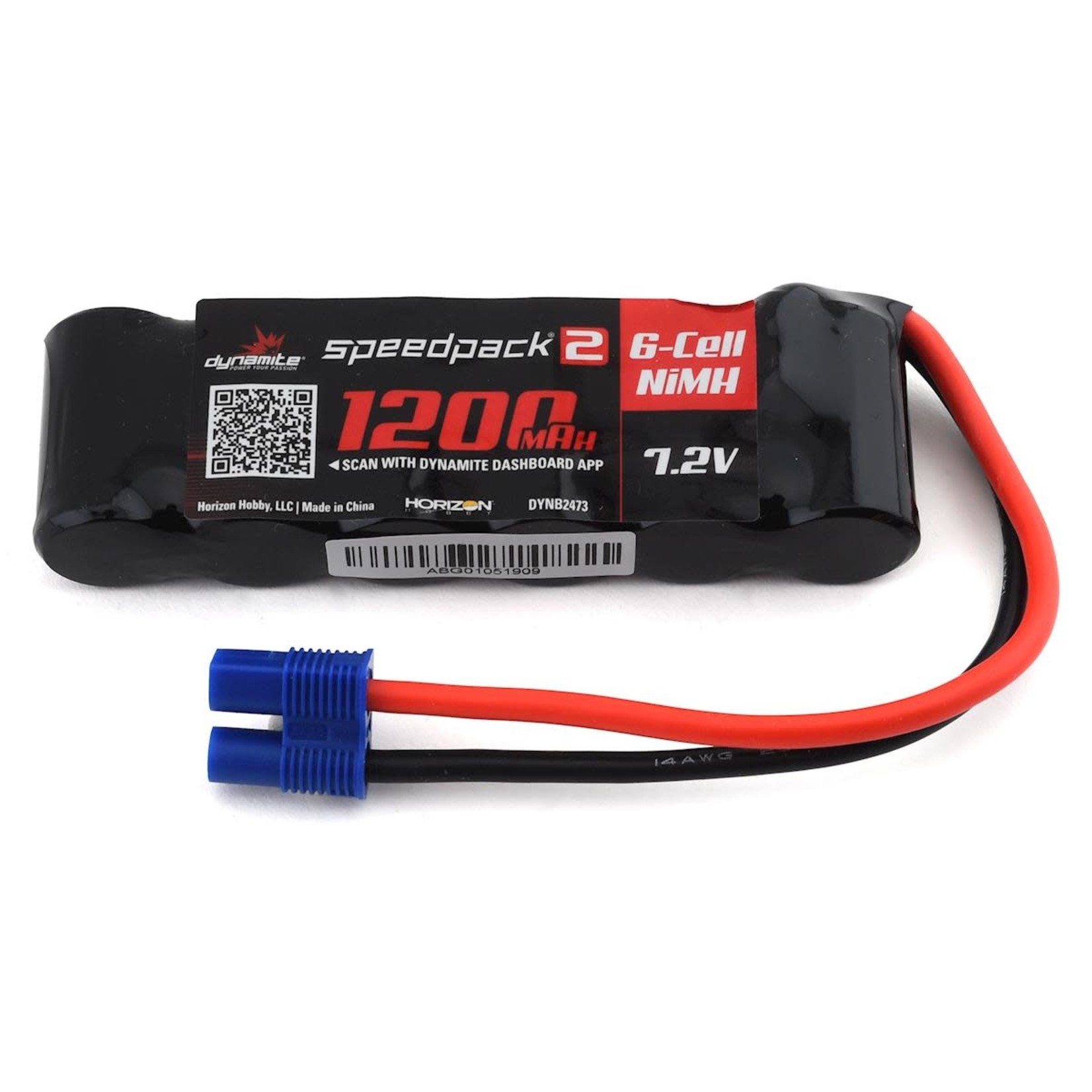 Dynamite Summer Sale #DYNB2473 Dynamite Speedpack2 6-Cell 7.2V NiMH Battery Pack w/EC3 Connector (1200mAh) (Side by Side)